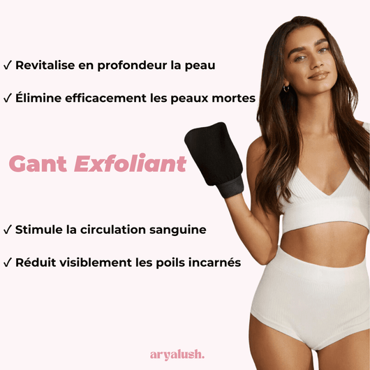 Gant Exfoliant Poils Incarnés