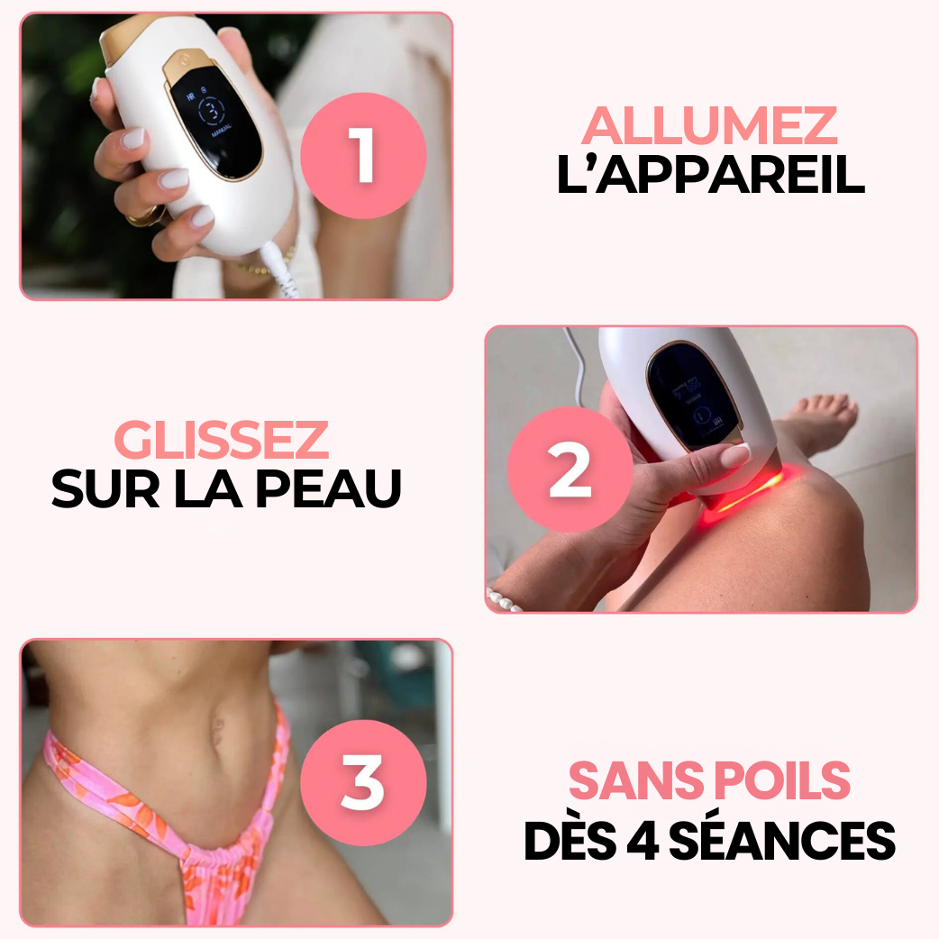 IPL Pro • Épilateur à Lumière Pulsée