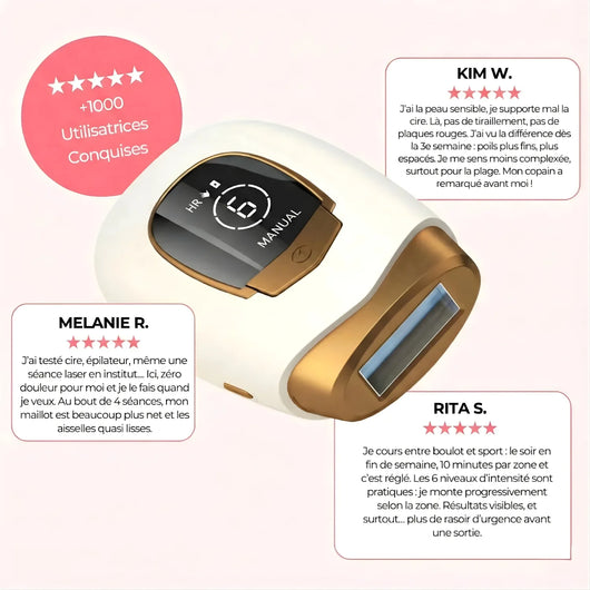 IPL PRO • Épilateur à Lumière Pulsée