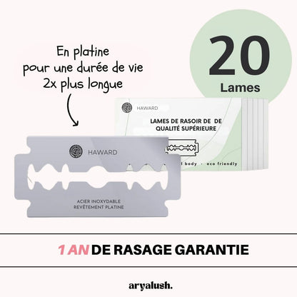 1 AN DE LAMES DE RASOIR