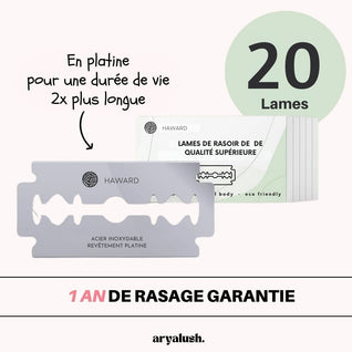 20 LAMES DE RASOIR