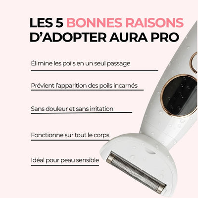 Aura Pro • Rasoir Électrique 5 en 1